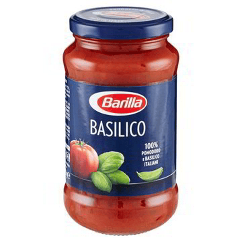 salsa de tomate y albahaca barilla